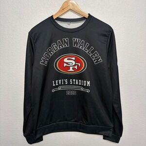Morgan Wallen 2025 Tour Sweatshirt San Francisco 49ers Levi's Stadium Men's  M